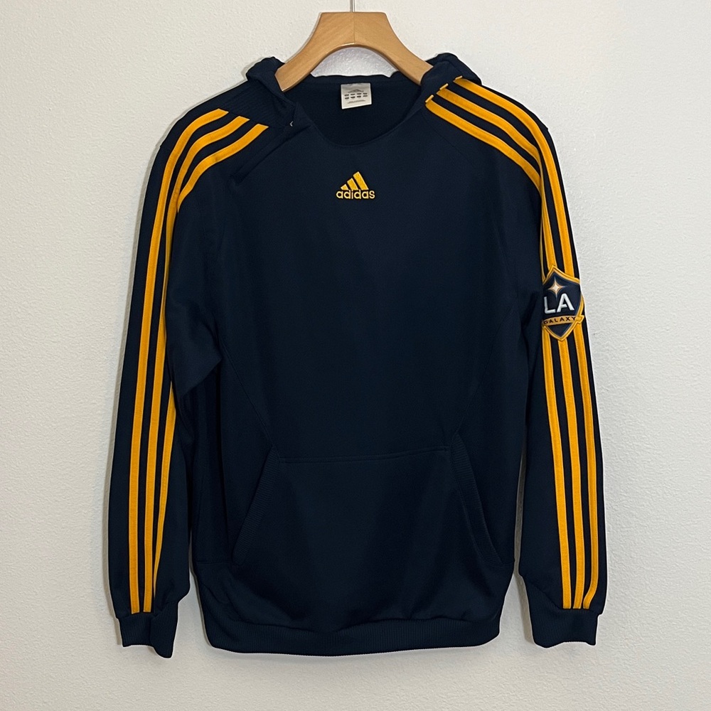 Adidas Navy Gold David Beckham 23 Pullover Hoodie Sweatshirt